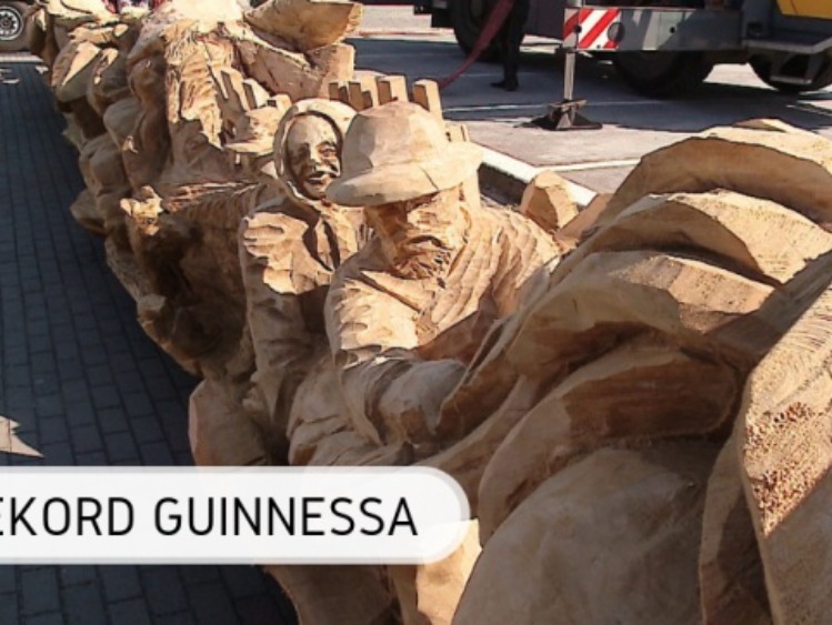 Hel z Rekordem Guinnessa na najdłuższą drewnianą rzeźbę - już oficjalnie